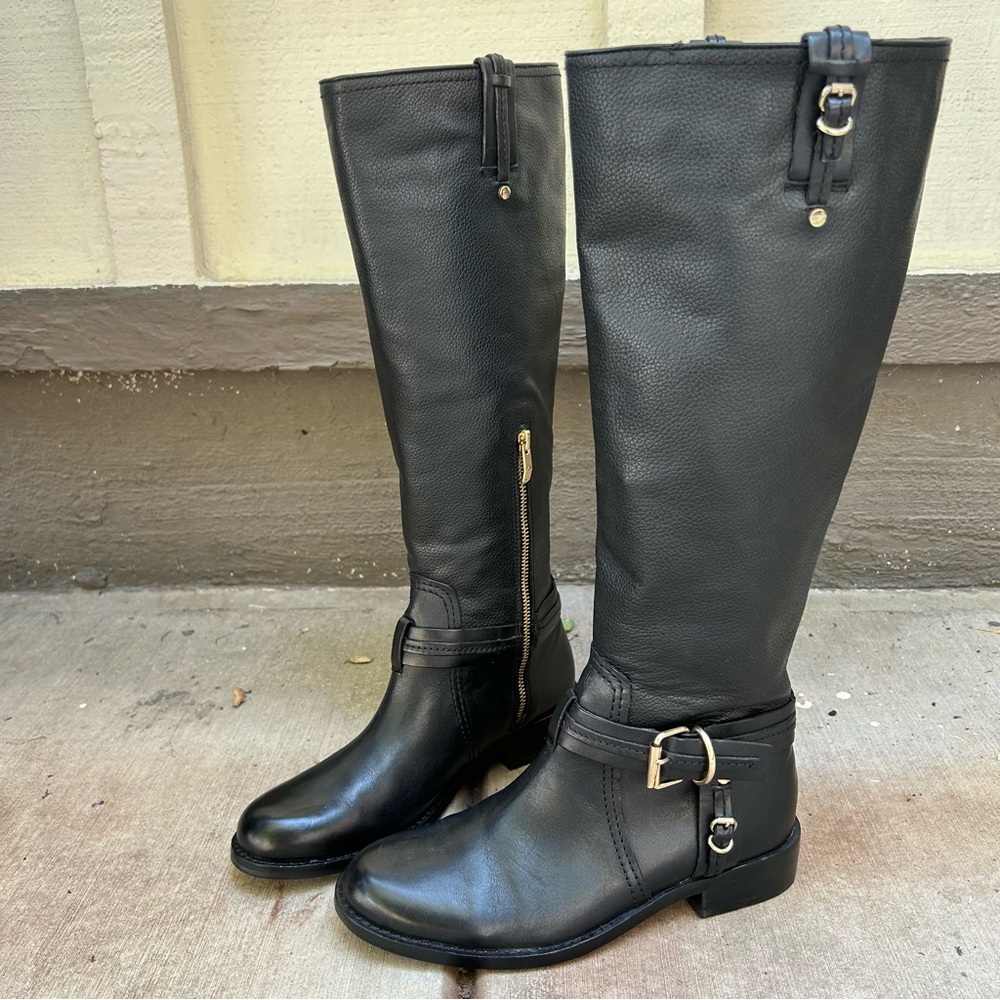 Vince Camuto Kabo Black Leather Boots